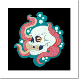 Skull & Tentacles Posters and Art